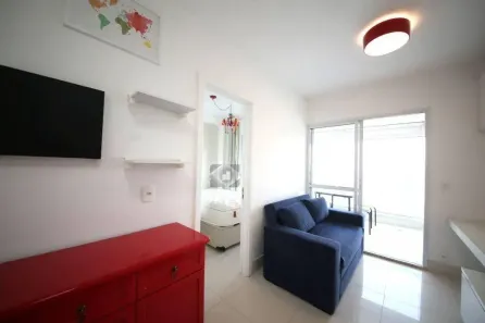 Flat com 1 Quarto à venda, 38m² no Santo Amaro, São Paulo
