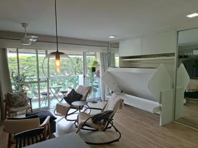 Apartamento com 1 Quarto para alugar, 51m² no Brooklin Paulista, São Paulo