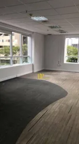Sala Comercial para alugar, 136m² no Cidade Monções, São Paulo