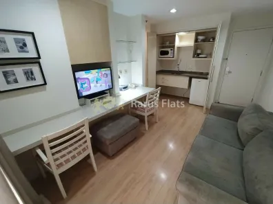 Flat com 1 Quarto para alugar, 35m² no Indianópolis, São Paulo