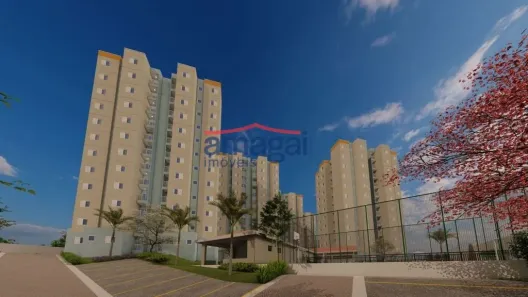 Apartamento com 2 Quartos à venda, 55m² no Loteamento Jardim Sol Nascente, Jacareí