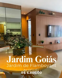 Apartamento com 2 Quartos para alugar, 69m² no Jardim Goiás, Goiânia
