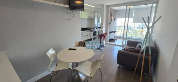 Apartamento com 1 Quarto para alugar, 45m² no Brooklin Paulista, São Paulo