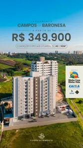 Apartamento com 2 Quartos à venda, 46m² no Condomínio Recanto da Baronesa, São José dos Campos