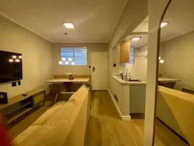 Apartamento com 2 Quartos para alugar, 67m² no José Menino, Santos