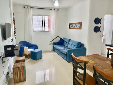 Apartamento com 1 Quarto para alugar, 56m² no Barra Funda, Guarujá