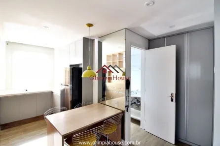 Apartamento com 1 Quarto para alugar, 35m² no Vila Nova Conceição, São Paulo