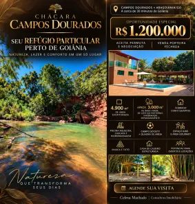 Fazenda/Sítio com 5 Quartos à venda, 5000m² no Campos dourados, Aragoiânia