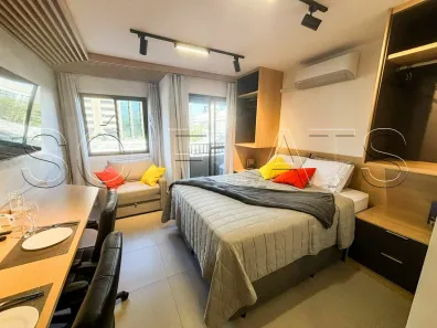 Apartamento com 1 Quarto para alugar, 29m² no Indianópolis, São Paulo