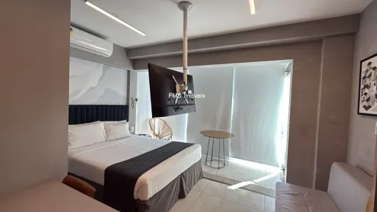 Apartamento com 1 Quarto para venda ou aluguel, 25m² no Indianópolis, São Paulo