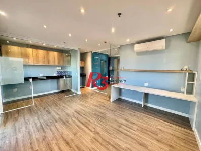 Sala Comercial para alugar, 45m² no Vila Mathias, Santos