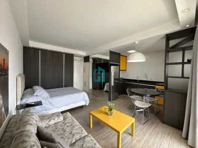 Apartamento com 1 Quarto para alugar, 38m² no Brooklin Paulista, São Paulo