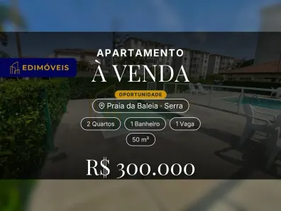 Apartamento com 2 Quartos à venda, 50m² no Praia da Baleia, Serra