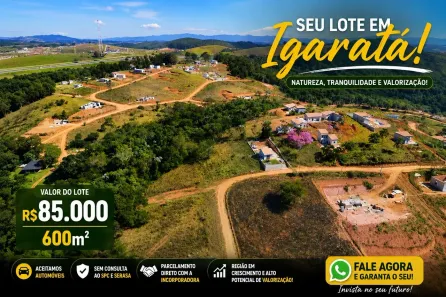 Lote/Terreno à venda, 600m² no Centro, Igaratá