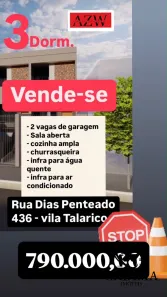Sobrado com 3 Quartos à venda, 110m² no Jardim Maringá, São Paulo