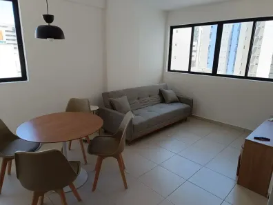 Apartamento com 1 Quarto para alugar, 43m² no Jatiúca, Maceió