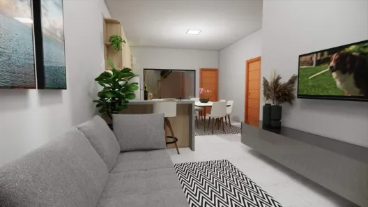 Casa com 3 Quartos à venda, 100m² no Residencial Sul Jacarandás, Montes Claros
