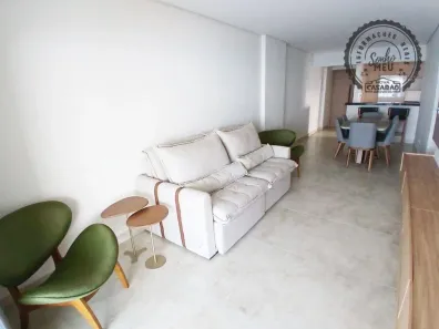 Apartamento com 3 Quartos para alugar, 116m² no Caiçara, Praia Grande