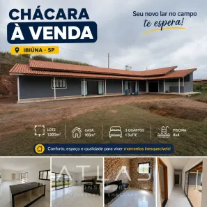 Fazenda/Sítio com 3 Quartos à venda, 165m² no Centro, Ibiúna