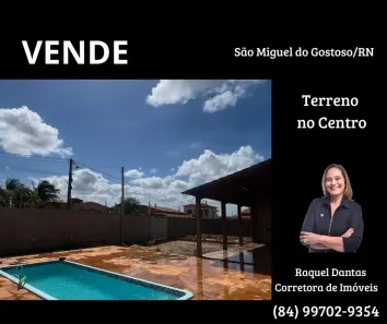 Lote/Terreno à venda, 382m² no Centro, São Miguel do Gostoso