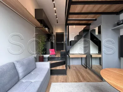 Apartamento com 1 Quarto para alugar, 24m² no Jardim das Acácias, São Paulo