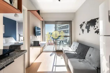 Flat com 1 Quarto para alugar, 27m² no Vila Nova Conceição, São Paulo