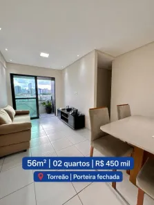 Apartamento com 2 Quartos à venda, 56m² no Torreão, Recife