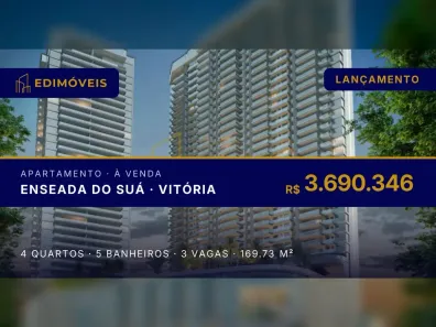 Apartamento com 4 Quartos à venda, 169m² no Enseada do Suá, Vitória