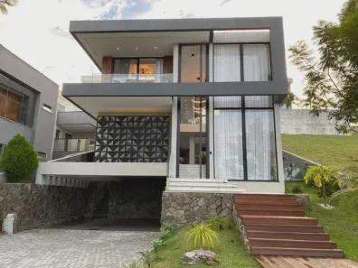 Casa de Condomínio com 4 Quartos à venda, 379m² no Alphaville (Abrantes), Camaçari
