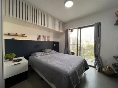 Apartamento com 1 Quarto para alugar, 27m² no Pinheiros, São Paulo