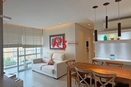 Apartamento com 2 Quartos à venda, 80m² no Gonzaga, Santos