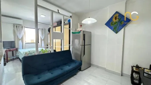 Kitnet com 1 Quarto à venda, 37m² no Ocian, Praia Grande