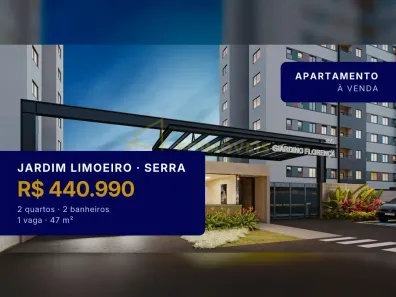 Apartamento com 2 Quartos à venda, 47m² no Jardim Limoeiro, Serra