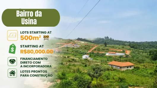 Lote/Terreno à venda, 500m² no Usina, Atibaia