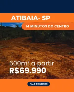 Lote/Terreno à venda, 600m² no Condomínio Residencial Shamballa II, Atibaia