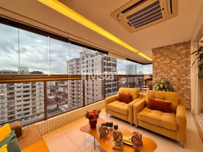 Apartamento com 3 Quartos à venda, 171m² no Embaré, Santos