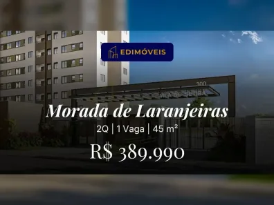 Apartamento com 2 Quartos à venda, 45m² no Morada de Laranjeiras, Serra