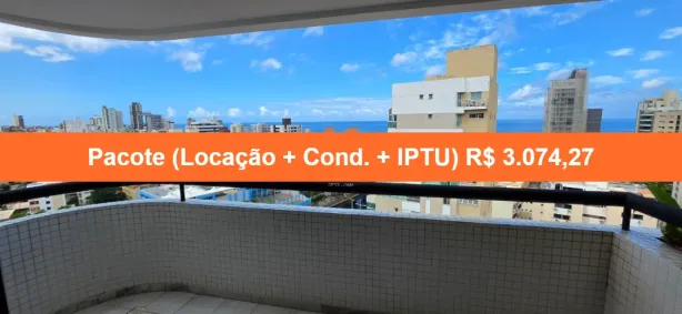 Apartamento com 1 Quarto para alugar, 50m² no Pituba, Salvador