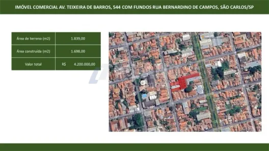 Galpão/Depósito/Armazém à venda, 1839m² no Vila Prado, São Carlos