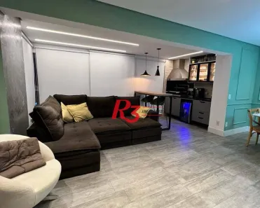 Apartamento com 3 Quartos à venda, 111m² no Ponta da Praia, Santos