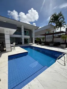 Casa de Condomínio com 5 Quartos para venda ou aluguel, 220m² no Buraquinho, Lauro de Freitas