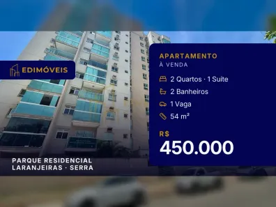 Apartamento com 2 Quartos à venda, 54m² no Parque Residencial Laranjeiras, Serra