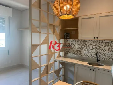 Apartamento à venda, 28m² no Ponta da Praia, Santos