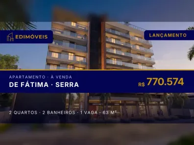 Apartamento com 2 Quartos à venda, 63m² no de Fátima, Serra