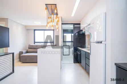 Apartamento com 1 Quarto para alugar, 32m² no Cidade Monções, São Paulo
