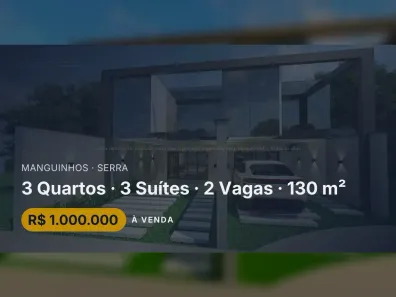 Casa com 3 Quartos à venda, 130m² no Manguinhos, Serra