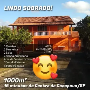 Fazenda/Sítio com 5 Quartos à venda, 211m² no Portal Mantiqueira, Caçapava