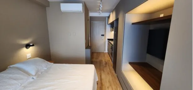 Flat com 1 Quarto para alugar, 31m² no Jardim das Acácias, São Paulo