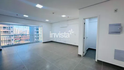 Sala Comercial para alugar, 41m² no Vila Mathias, Santos