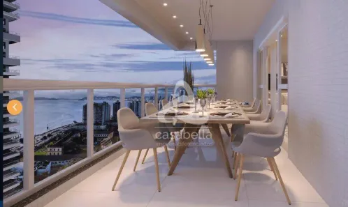 Apartamento com 3 Quartos à venda, 218m² no Ponta da Praia, Santos